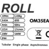 10Nm rádiós motor 40mm fémtengelyhez. (OM 35 EAY10/17) műszaki adatok