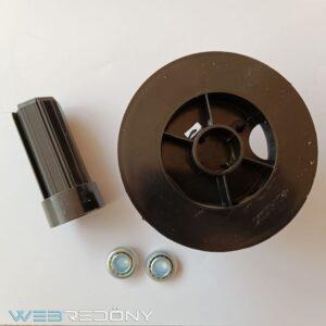 Csapágyas tárcsa dugó szett (műanyag tengelyhez)