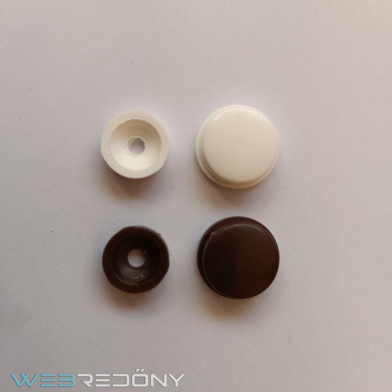 Hagyományos Tükörgomb Hagyományos Tükörgomb fehér és barna