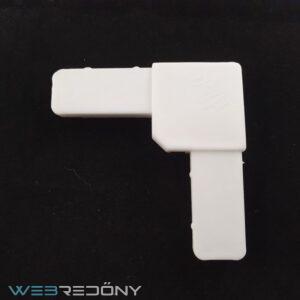 Külső sarok 10x25 alumínium profilhoz