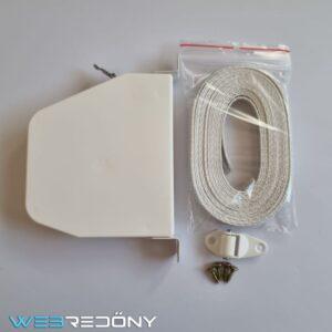 Redőnyjavító szett gurtnis redőnyhöz fehér