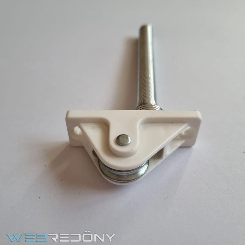 Rugós Műanyag bevezető görgő zsinórhoz fehér Rugós Műanyag bevezető görgő zsinórhoz fehér színben