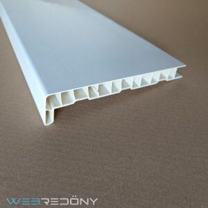 Fehér színű műanyag ablakpárkány