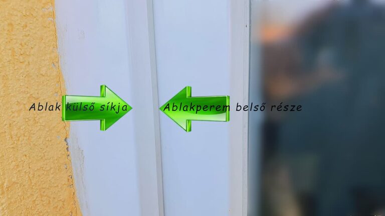 Műanyag keretes szúnyogháló mérése 2