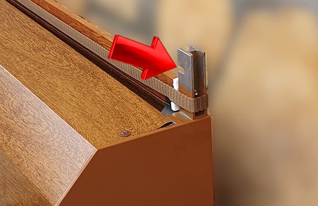 Redőny szerelési segédlet 6.2 lépés