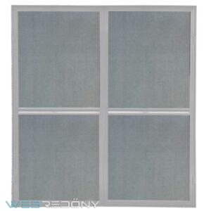 Alu dupla keretes két szárnyú szúnyogháló ajtó egyedi méretben