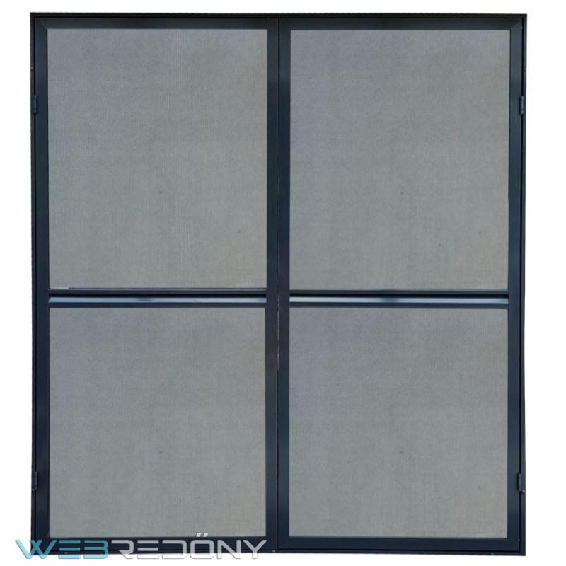 Alu dupla keretes két szárnyú szúnyogháló ajtó egyedi méretben Alu dupla keretes két szárnyú szúnyogháló ajtó egyedi méretben