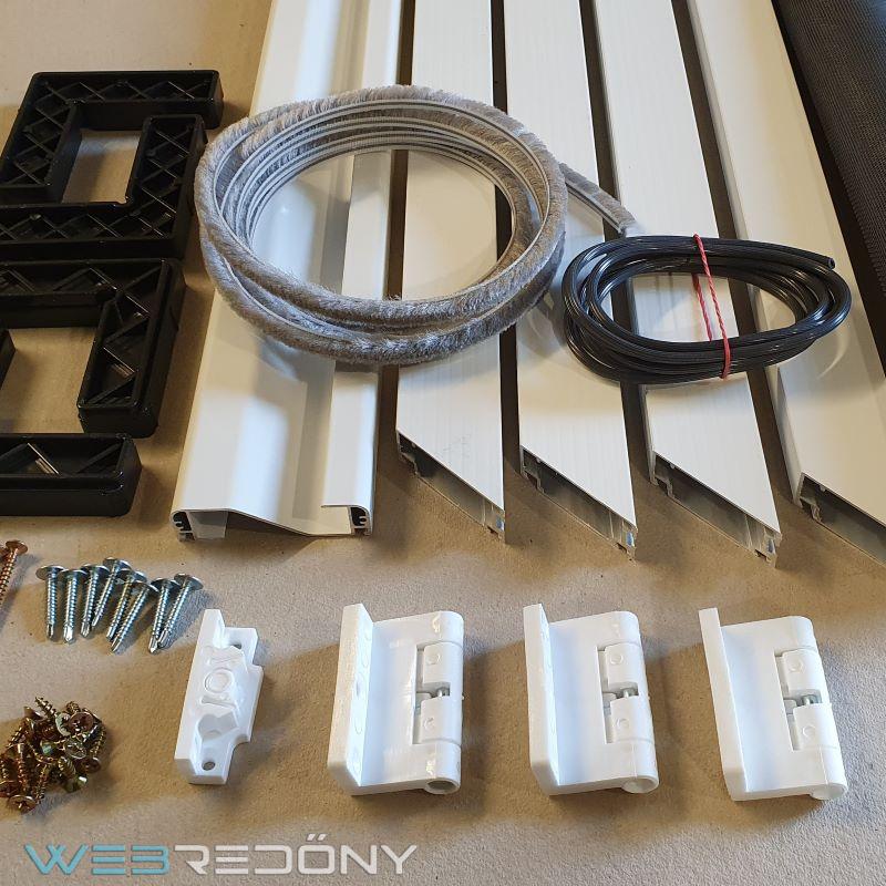 Alu keretes Szúnyogháló Ajtó szettben Alu keretes Szúnyogháló Ajtó szettben