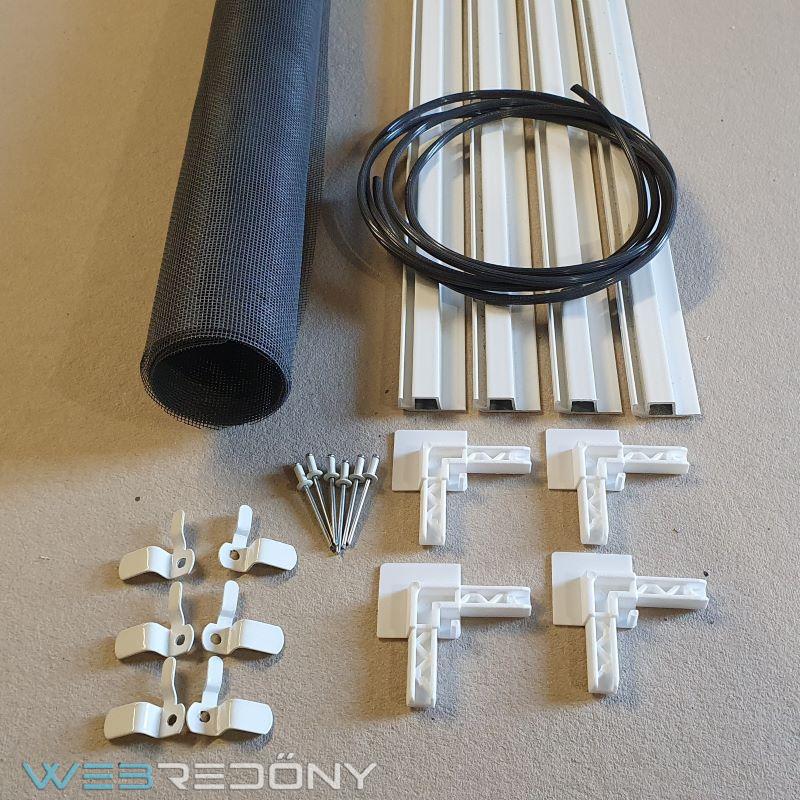 Alumínium Keretes Peremes Szúnyogháló szettben Alumínium Keretes Peremes Szúnyogháló szettben