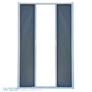 Dupla tokos két oldalra húzós rolós szúnyogháló ajtó