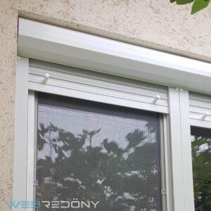 Hagyományos műanyag redőny fehér