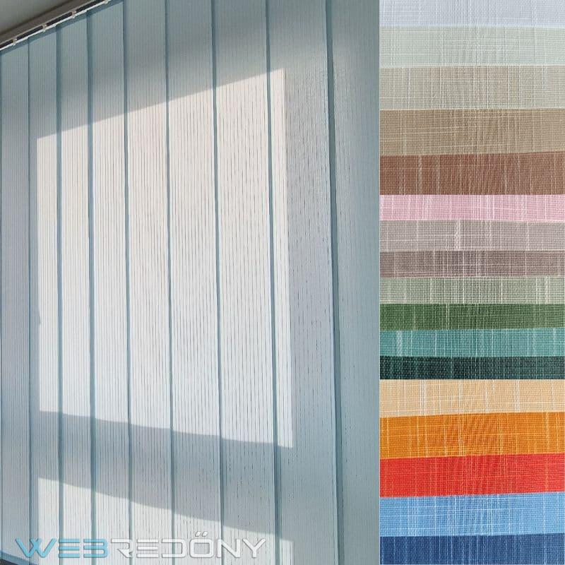 SHANTUNG Szalagfüggöny - Fényáteresztő SHANTUNG Szalagfüggöny - Fényáteresztő