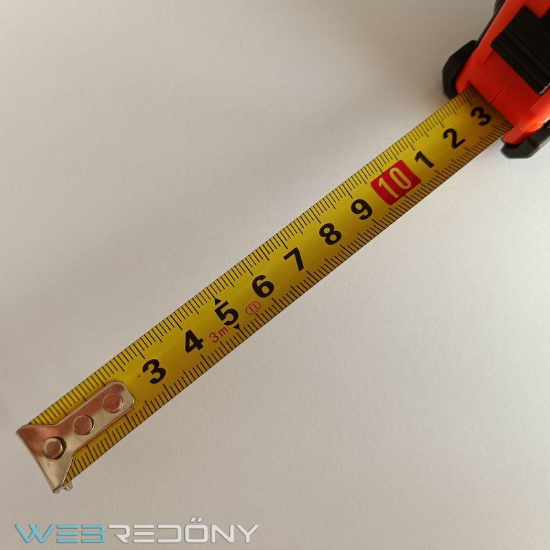 SPARTA mérőszalag 3 m x 16 mm SPARTA mérőszalag 3 m x 16 mm kihúzott állapotban